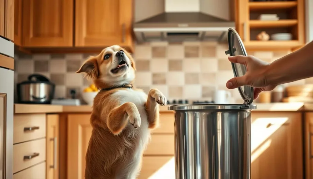 How To Stop A Dog From Getting In The Trash