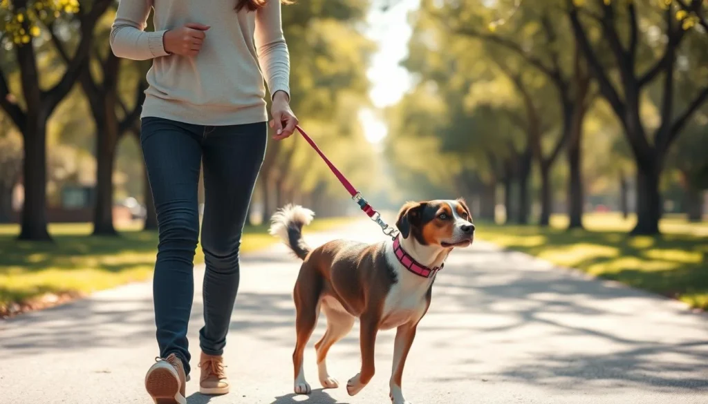 Dog Training Heel Leash Walking