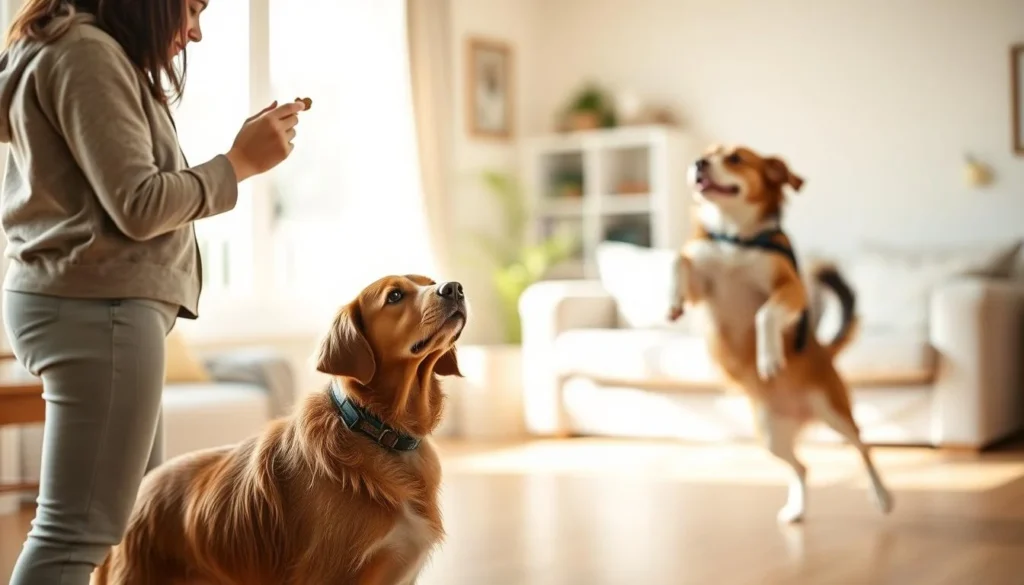 Dog Training Jumping Up