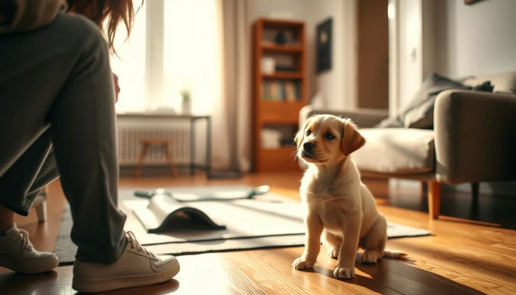 House Training A Puppy When You Work