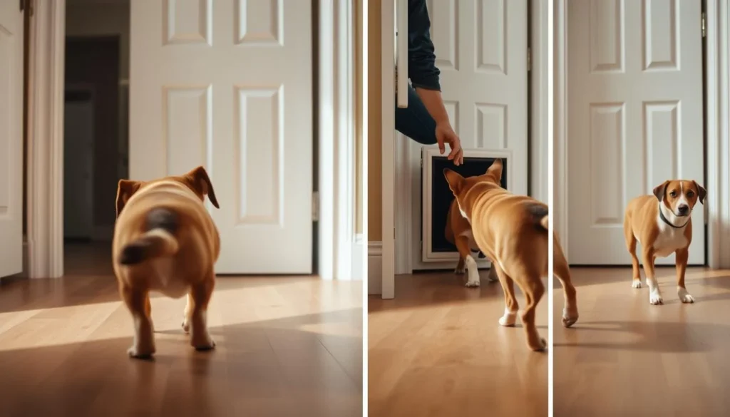 How To Get A Dog To Go Through A Doggie Door