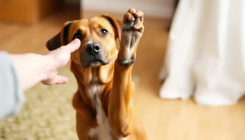 How To Train Dog High Five