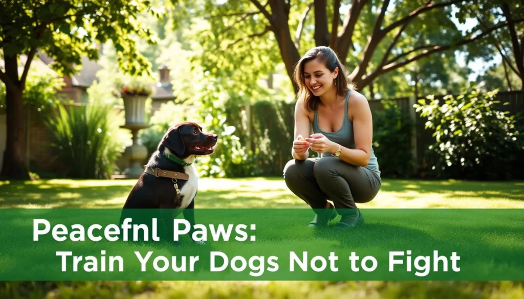 How To Train Your Dogs Not To Fight