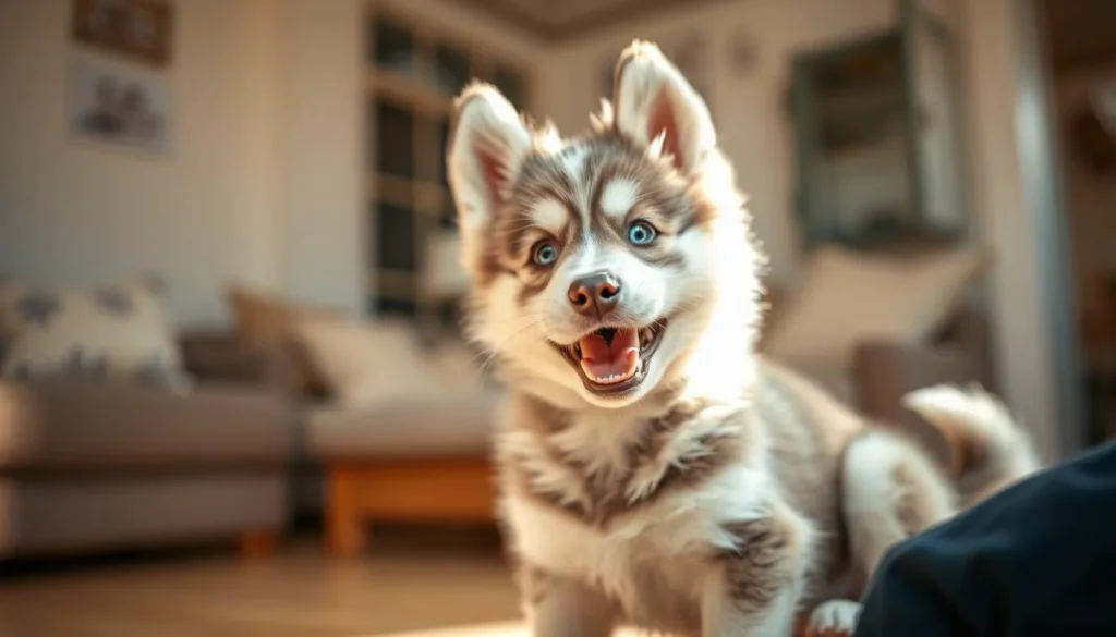 Husky Training Puppy
