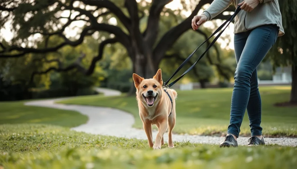 Leash Correction Dog Training