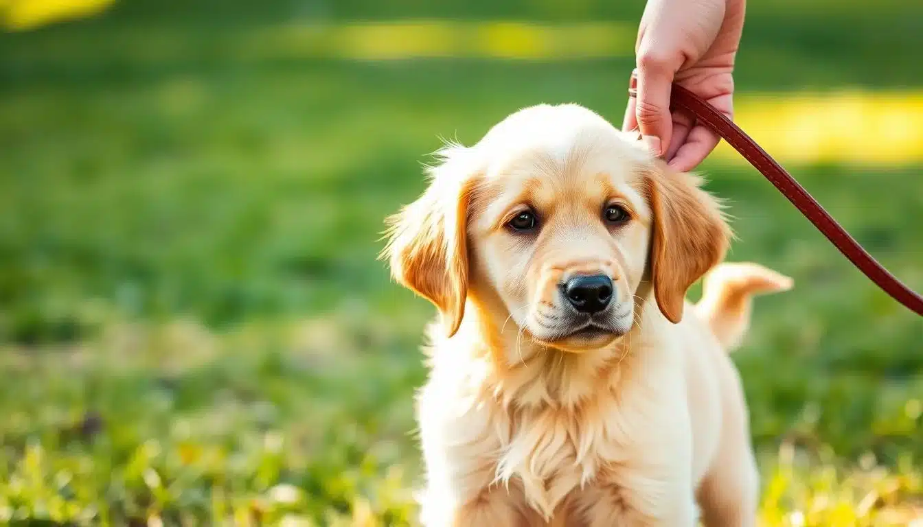 Leash Training Golden Retriever Puppy
