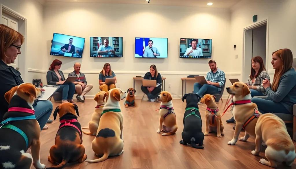 Online Training For Aggressive Dogs