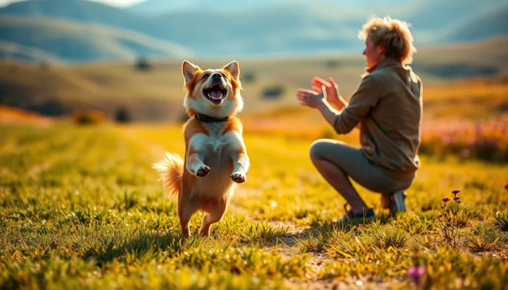 Training Dog Come When Called