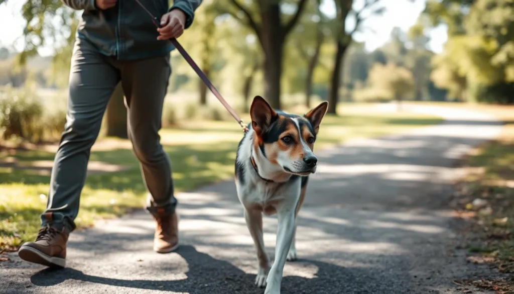 Training Dog Pulling On Leash