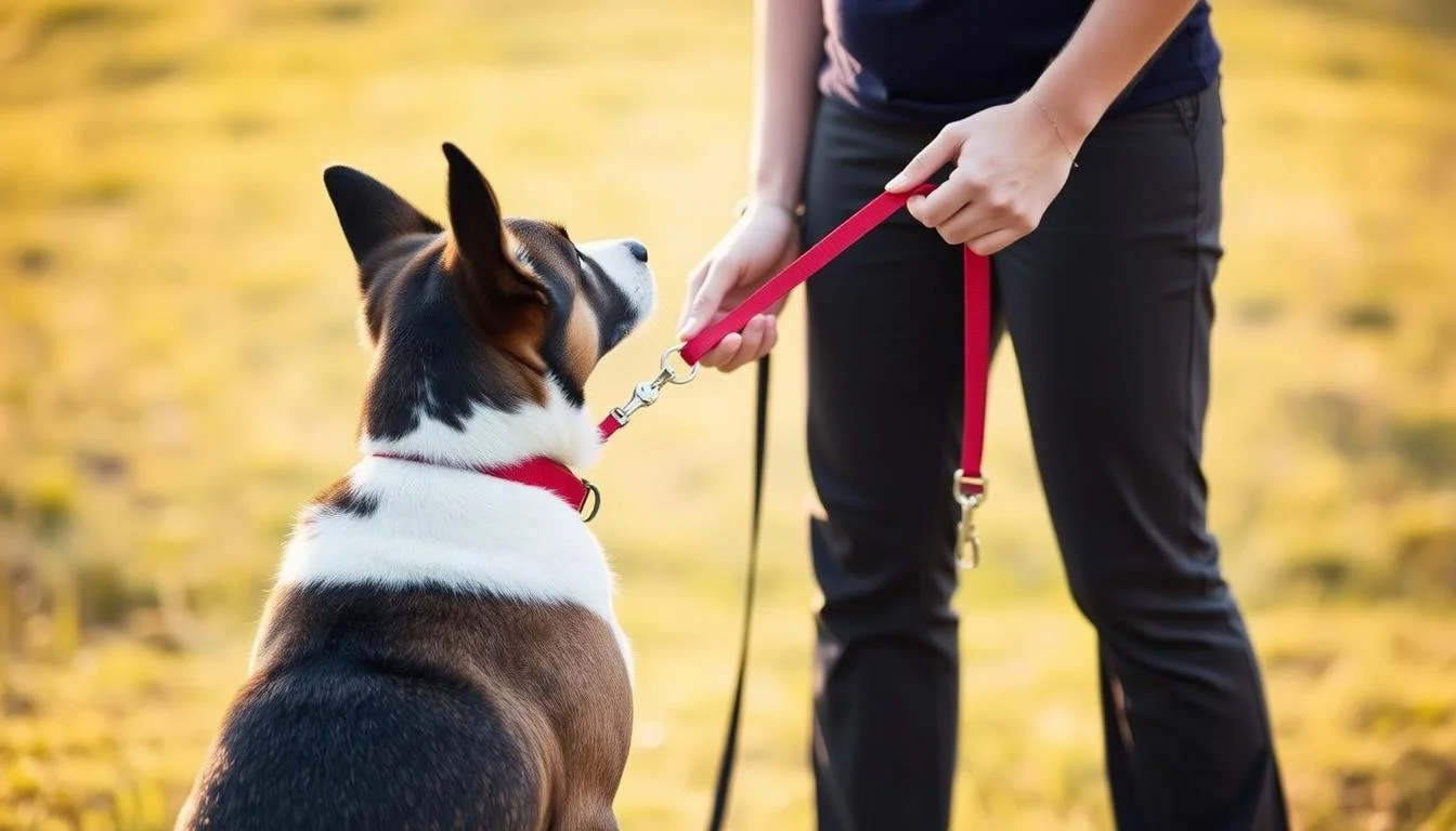 Training Dog To Heel On Leash
