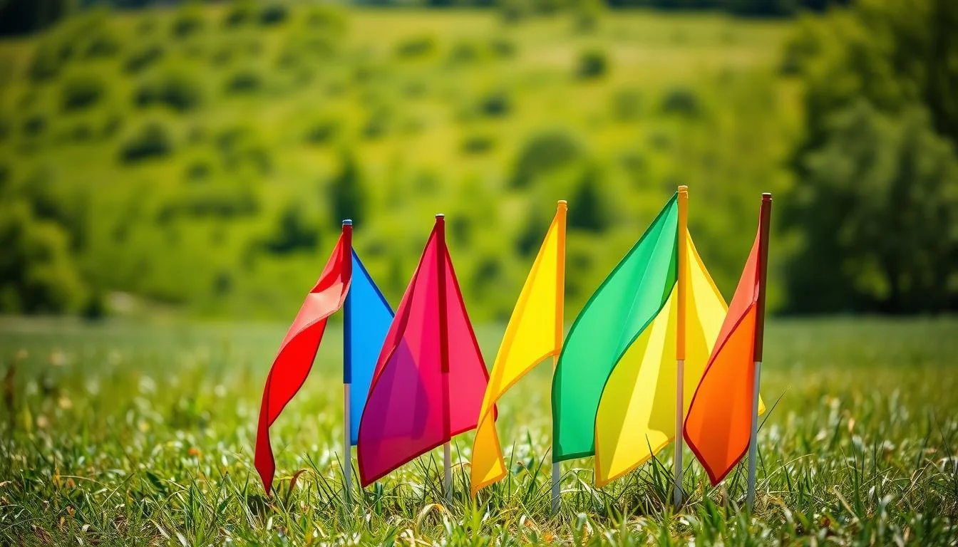 What Color Flags For Dog Training
